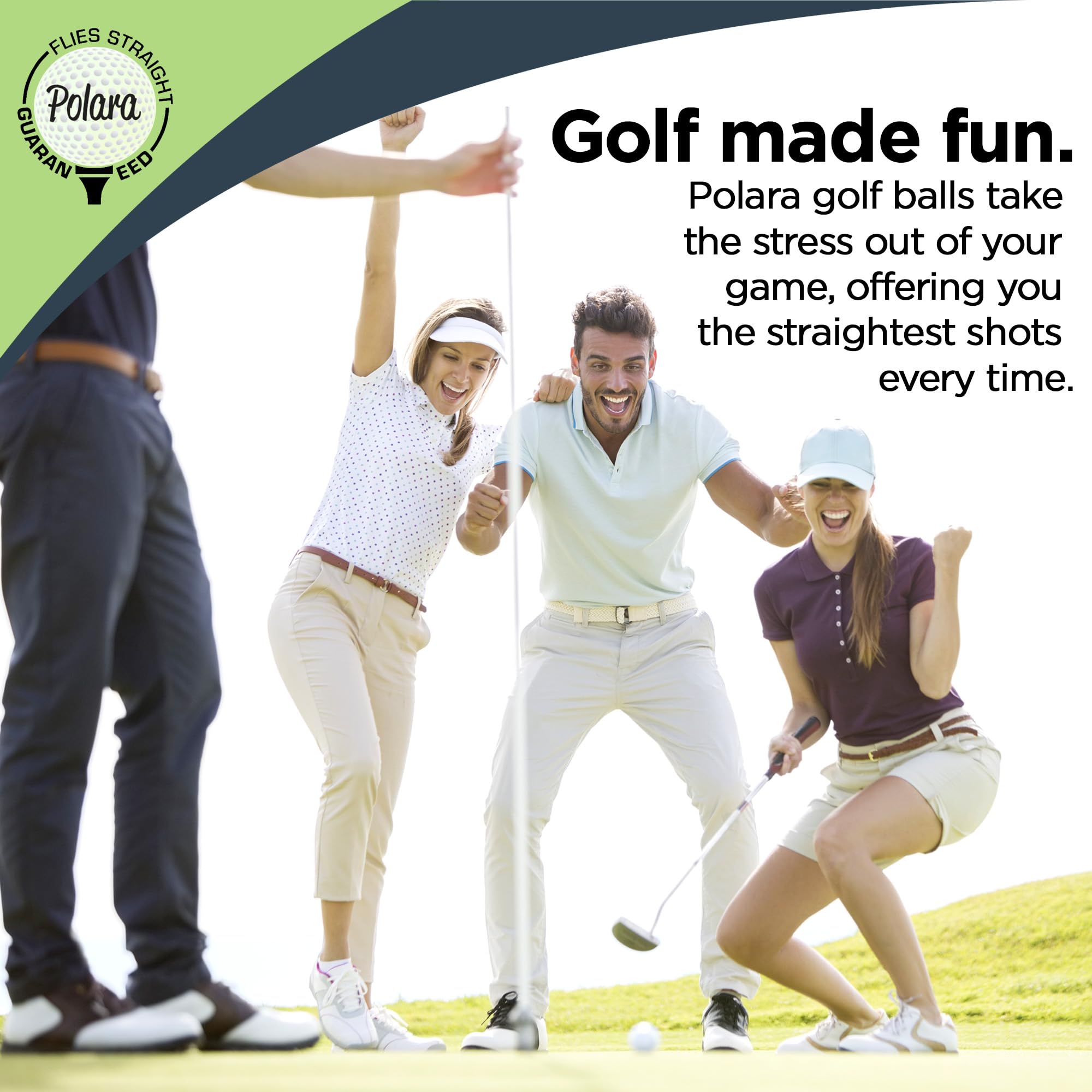 Amazon.com : Polara Golf Self-Correcting Golf Balls – Soft